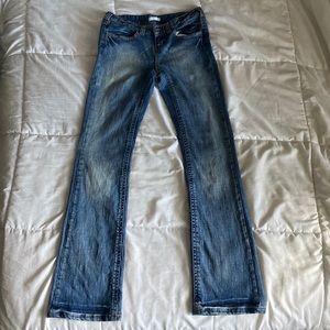 Vintage PROMOD low rise dark wash boot cut jeans size 00S